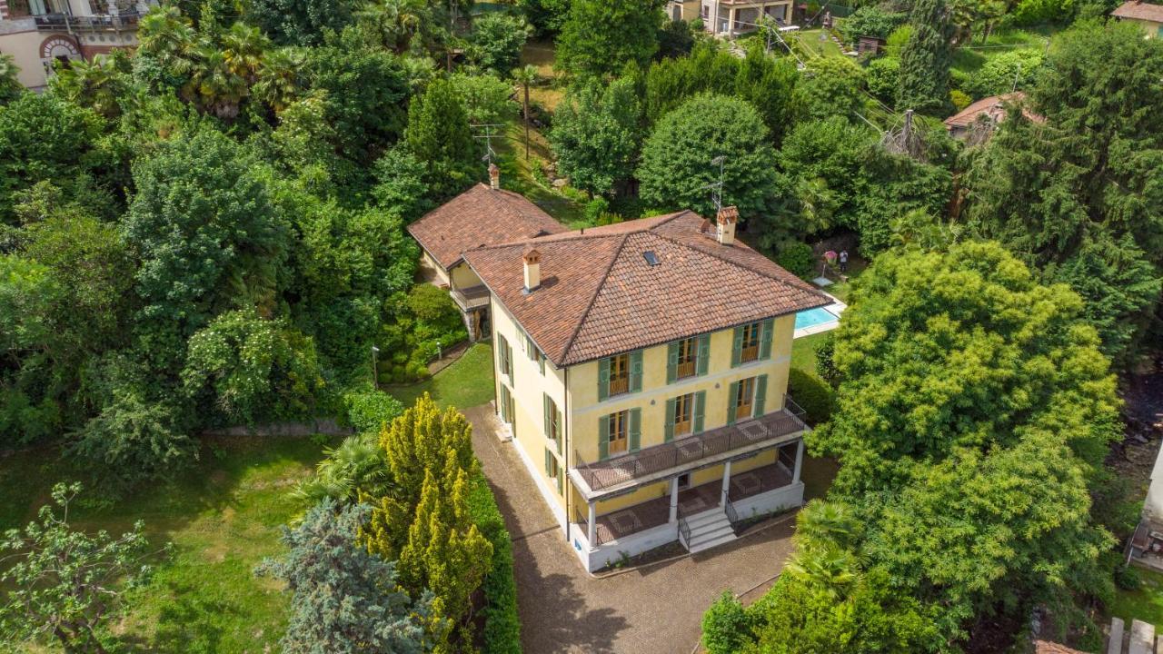 L'Ortensia Della Villa Isabella, Camera Con Vista Lago, Balcone Sul Parco E Bagno Esclusivo All'Esterno Della Camera Stresa Eksteriør bilde