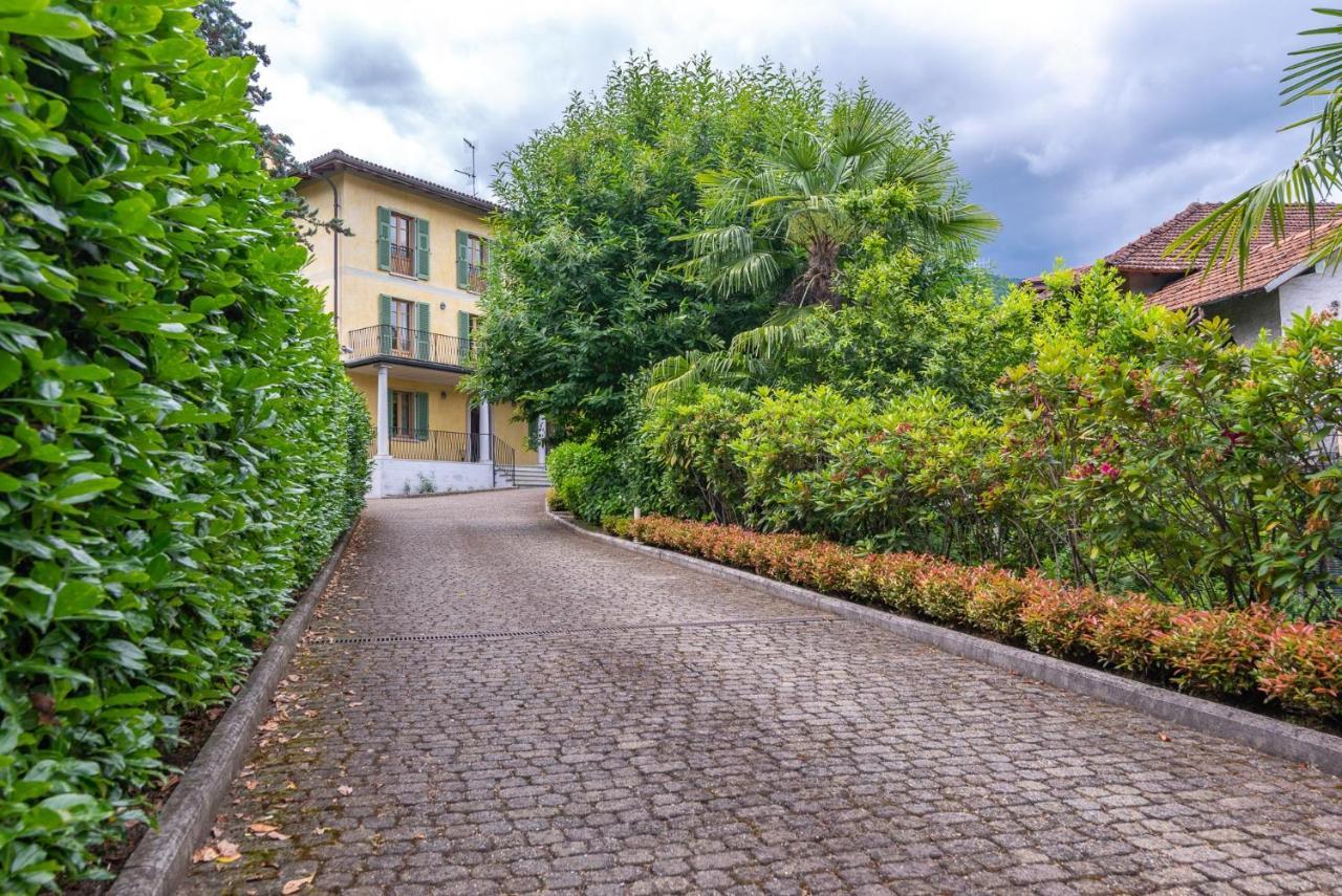 L'Ortensia Della Villa Isabella, Camera Con Vista Lago, Balcone Sul Parco E Bagno Esclusivo All'Esterno Della Camera Stresa Eksteriør bilde