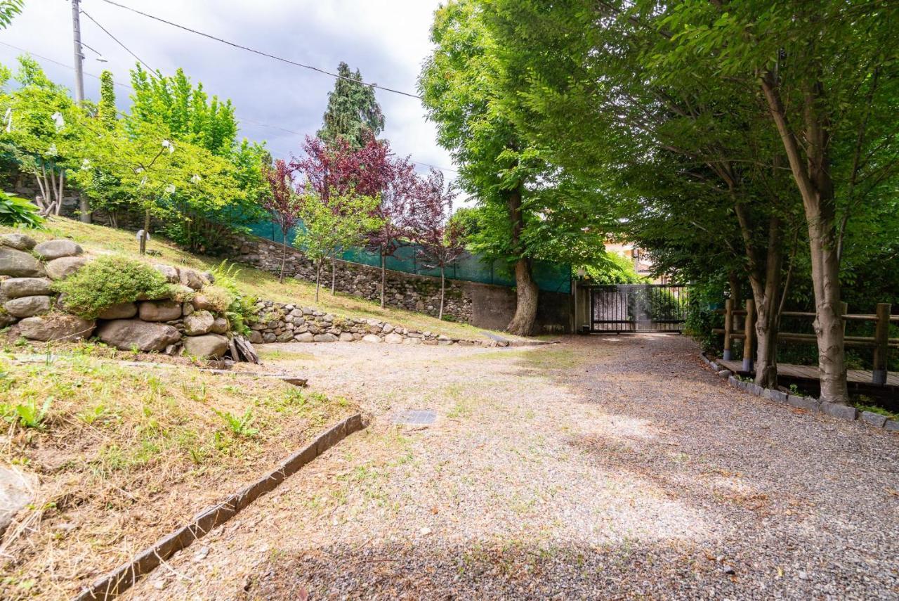 L'Ortensia Della Villa Isabella, Camera Con Vista Lago, Balcone Sul Parco E Bagno Esclusivo All'Esterno Della Camera Stresa Eksteriør bilde