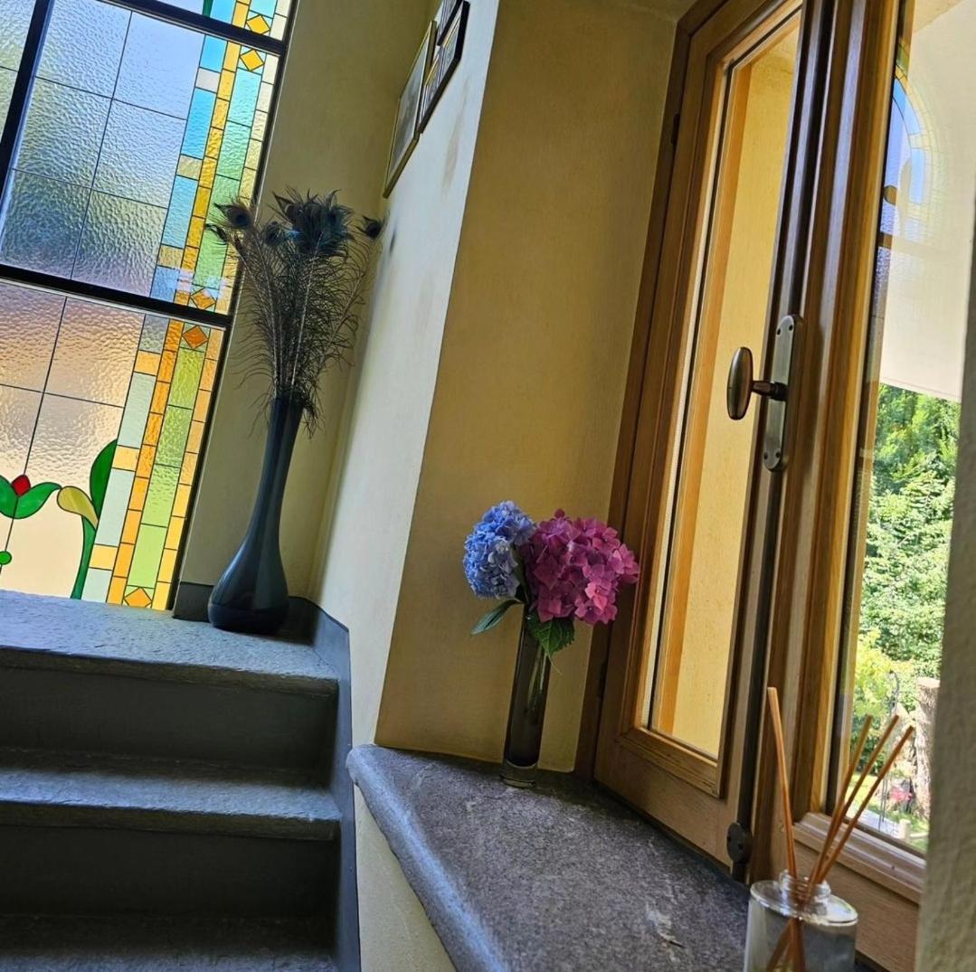 L'Ortensia Della Villa Isabella, Camera Con Vista Lago, Balcone Sul Parco E Bagno Esclusivo All'Esterno Della Camera Stresa Eksteriør bilde