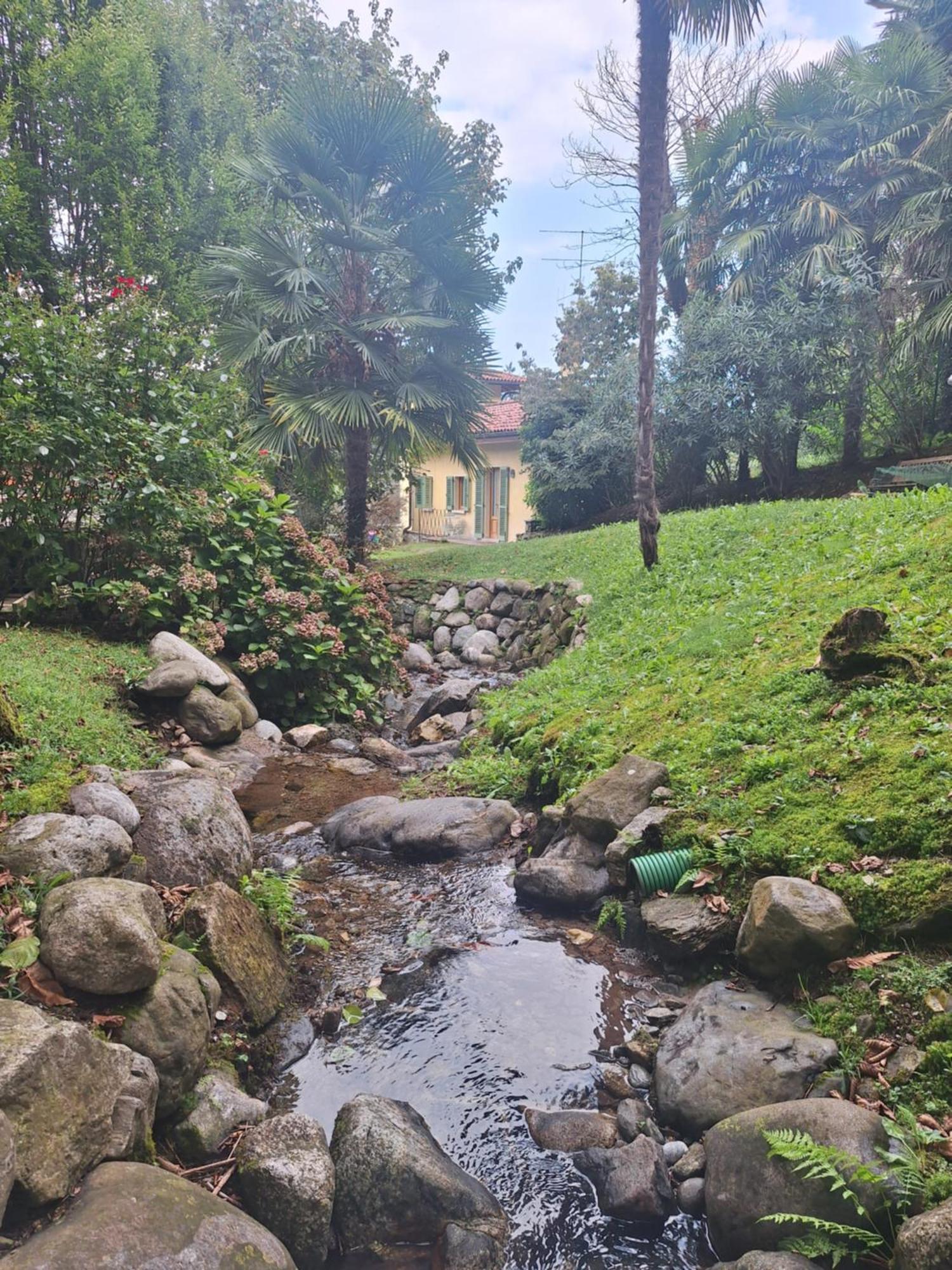 L'Ortensia Della Villa Isabella, Camera Con Vista Lago, Balcone Sul Parco E Bagno Esclusivo All'Esterno Della Camera Stresa Eksteriør bilde